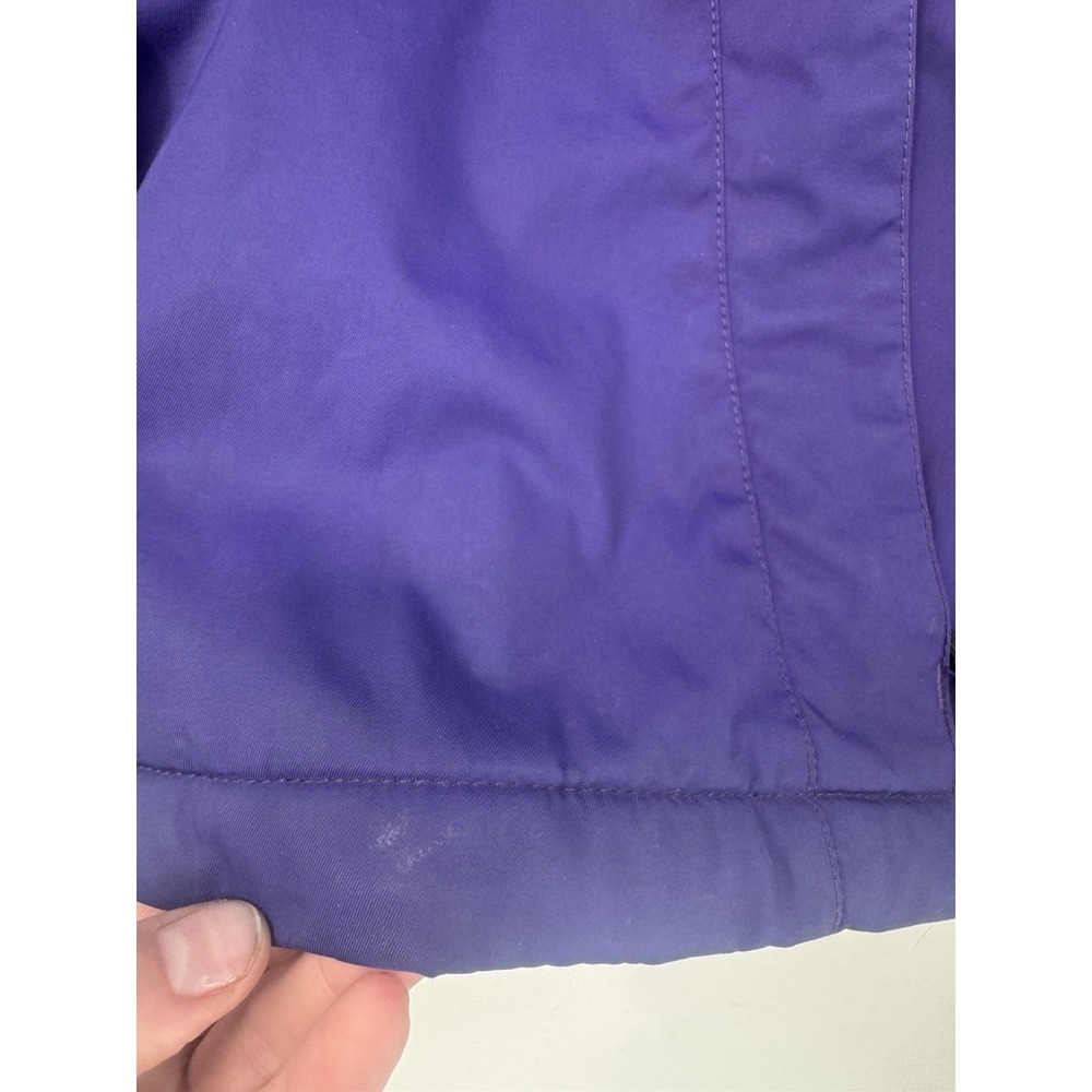 LL Bean Winter Warmer Coat Purple Womens Fleece Lined Hooded Jacket Gorpcore L - Picture 7 of 14